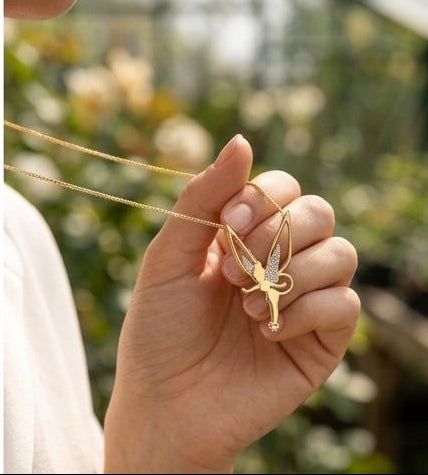 Geluksfée ketting | Goud