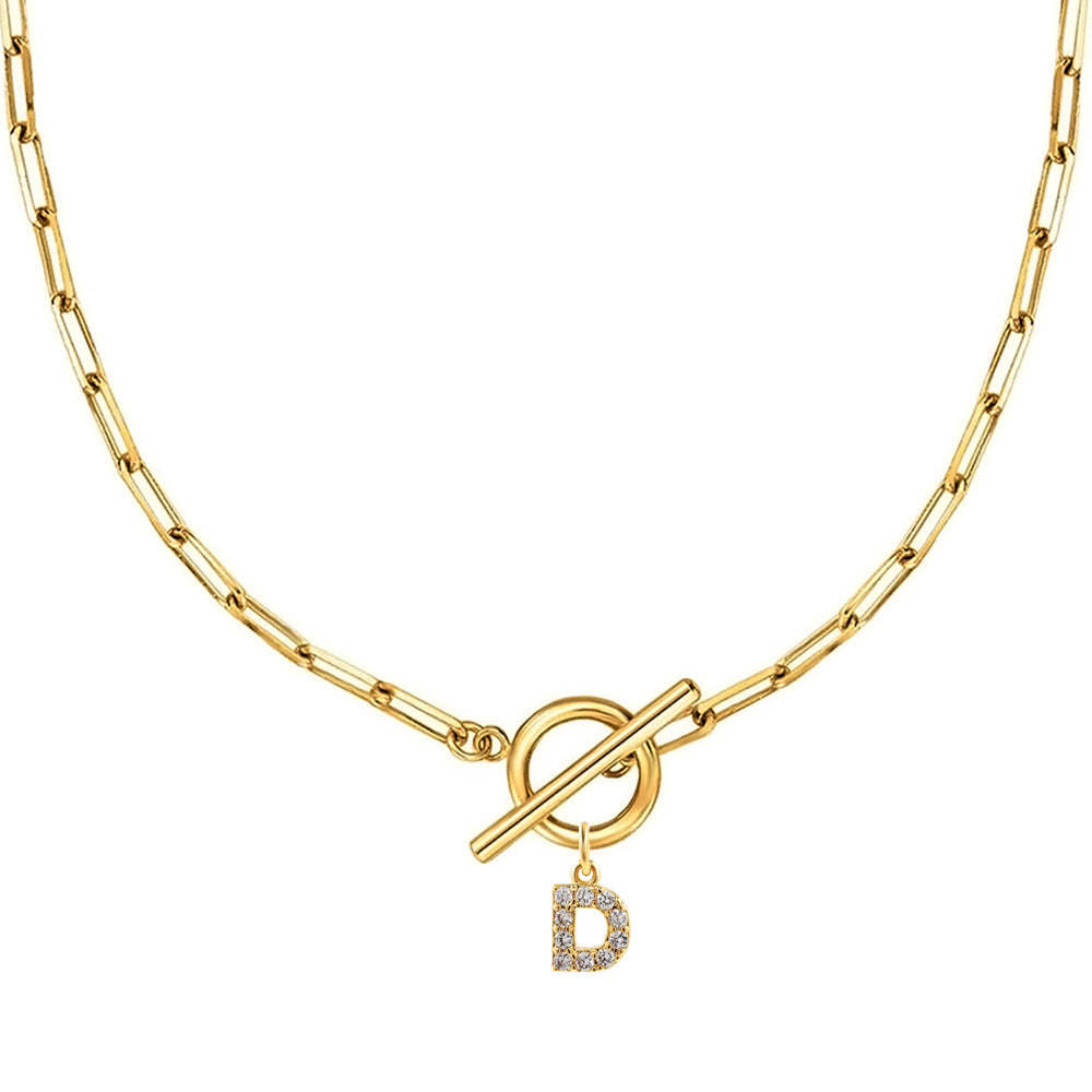Signature Schakelhalsketting | Goud