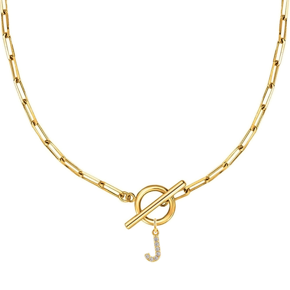Signature Schakelhalsketting | Goud