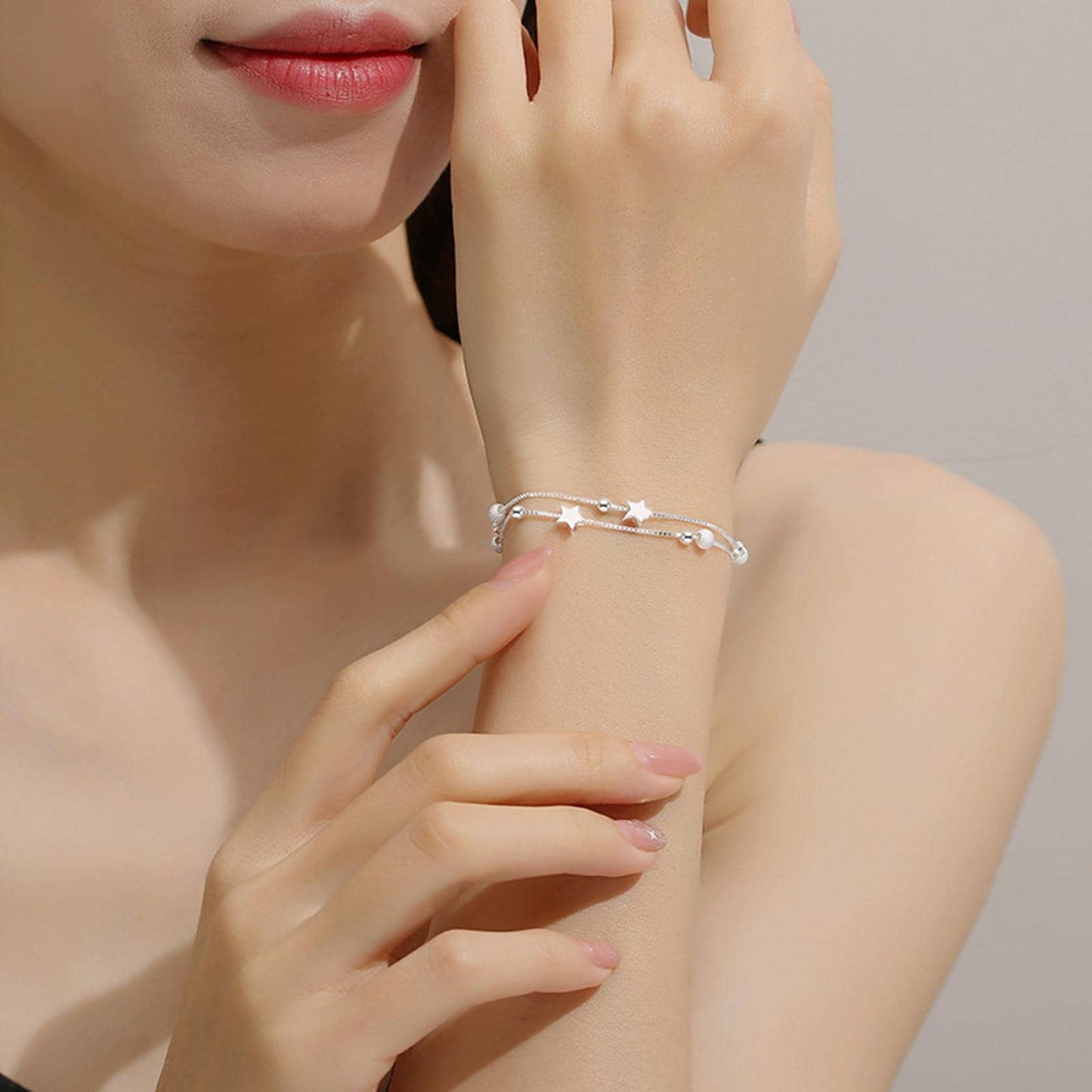 Starlight Bedelarmband | Witgoud