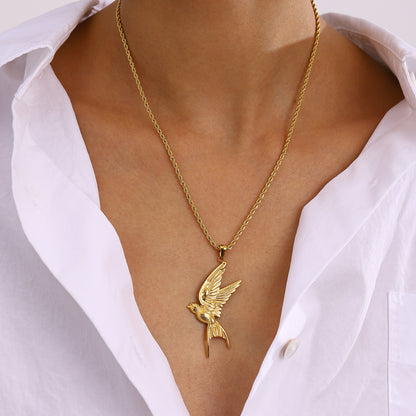 Aurelia Wings Ketting | Goud