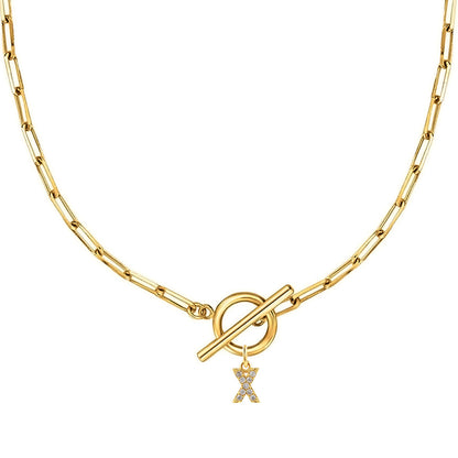 Signature Schakelhalsketting | Goud