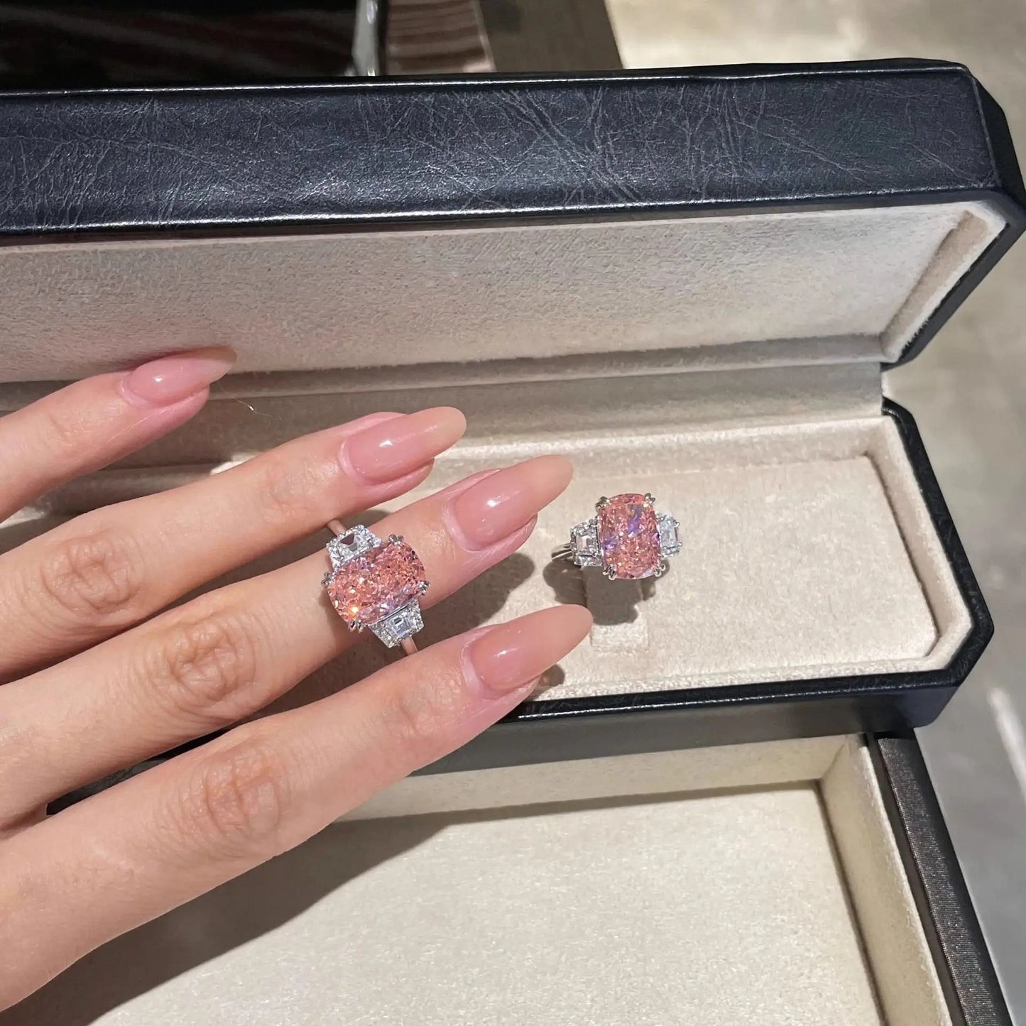 Ice Flower Adjustable Ring