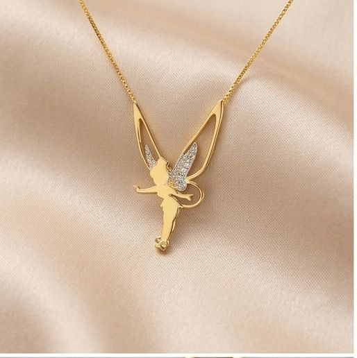 Lucky fairy necklace | Gold