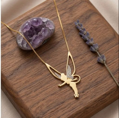 Lucky fairy necklace | Gold