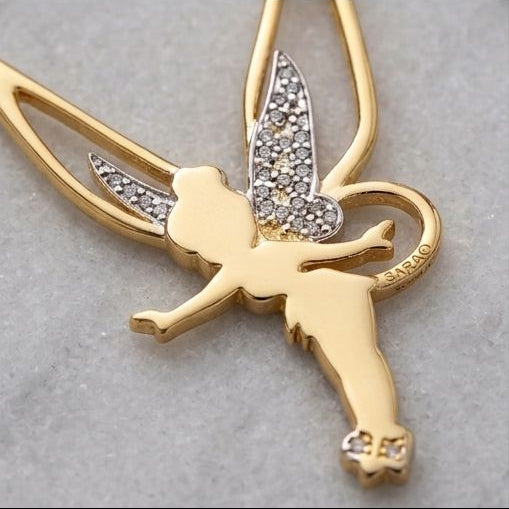 Lucky fairy necklace | Gold