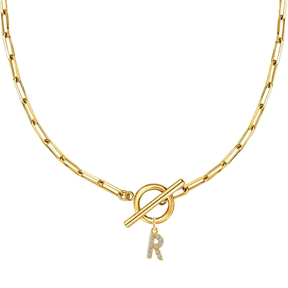 Signature Schakelhalsketting | Goud