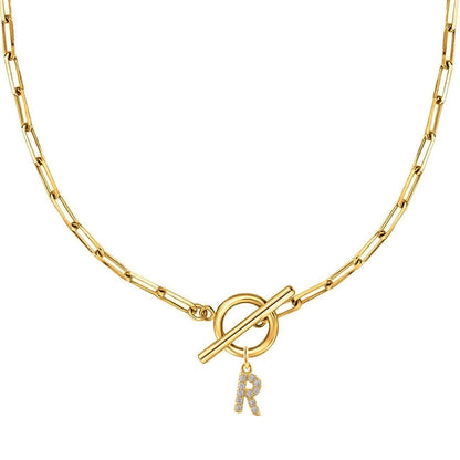Signature Schakelhalsketting | Goud