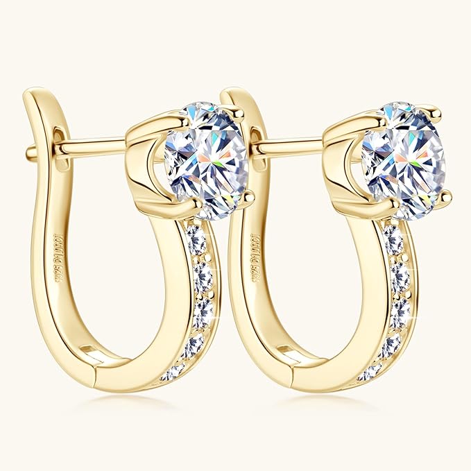 Channel Huggie Earrings