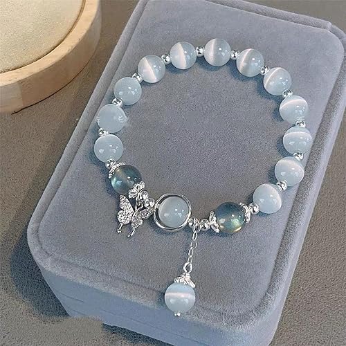 Blauwe Opaal Vlinder Armband