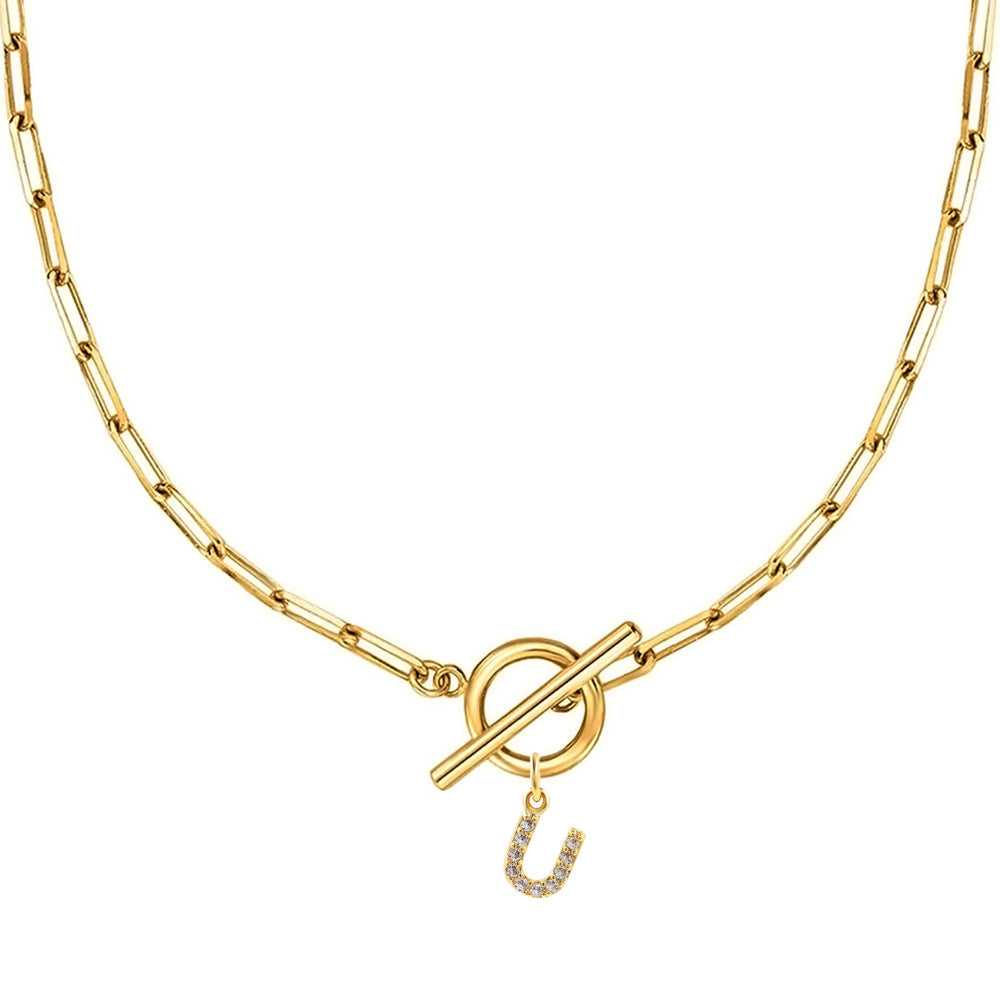 Signature Schakelhalsketting | Goud