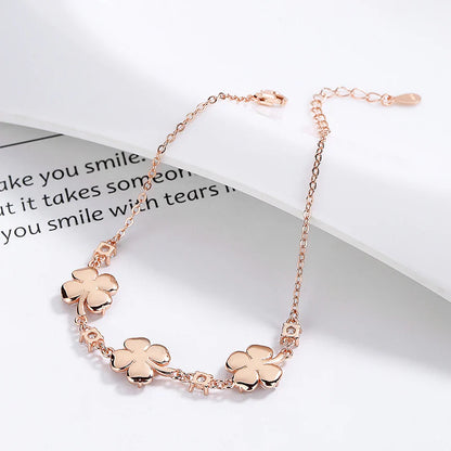 Crystal Gemstone Chain Bracelet