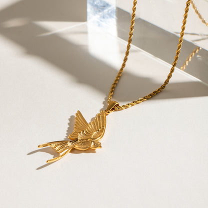 Aurelia Wings Ketting | Goud