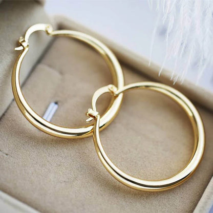 Sara Vintage Hoop Earrings | Gold