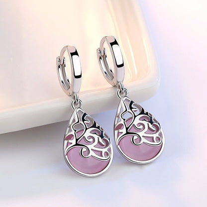 Sterling Zilver Levensboom Oorbellen