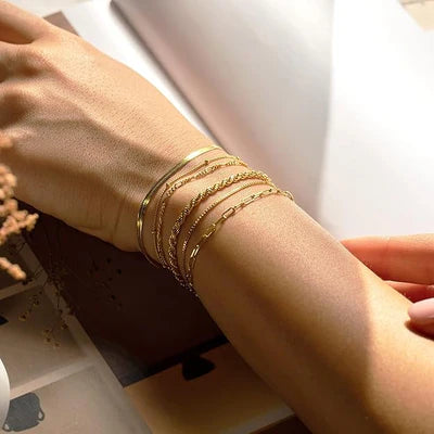 Isabella Vernetta Armbandenset | Witgoud