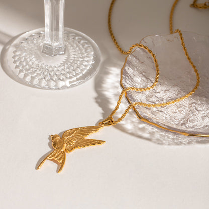 Aurelia Wings Ketting | Goud