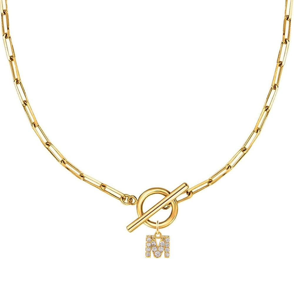 Signature Schakelhalsketting | Goud