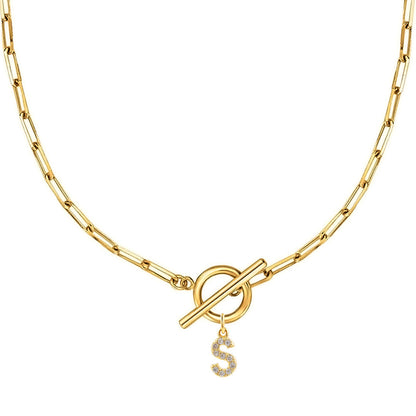 Signature Schakelhalsketting | Goud