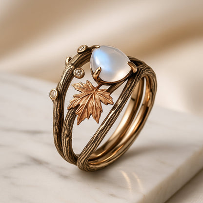 Elegant Moonstone Ring