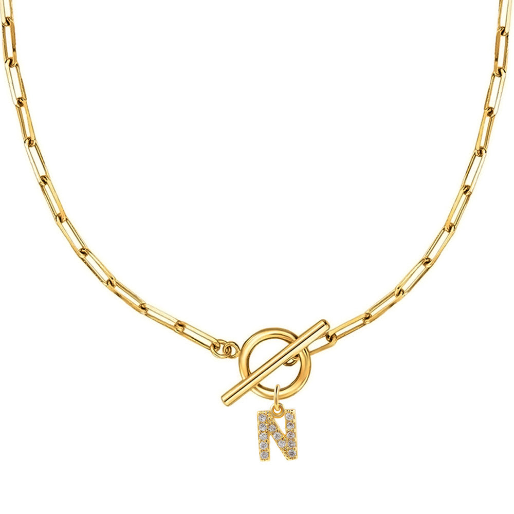 Signature Schakelhalsketting | Goud