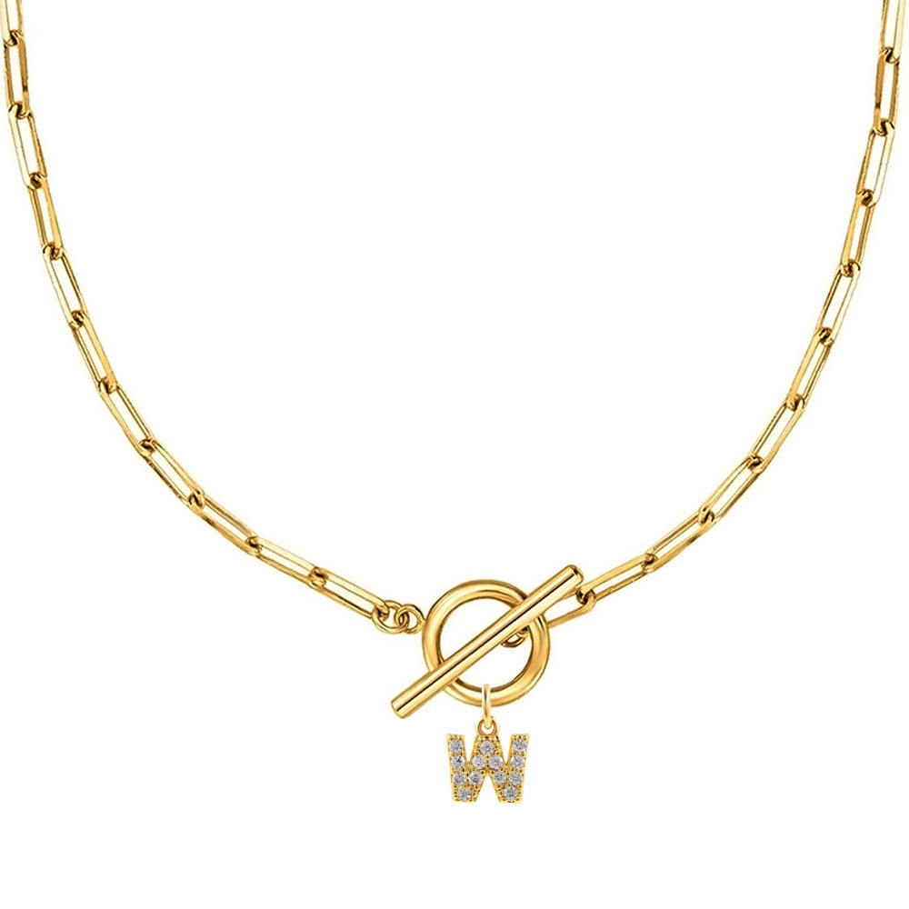 Signature Schakelhalsketting | Goud