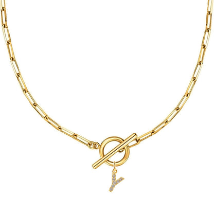Signature Schakelhalsketting | Goud