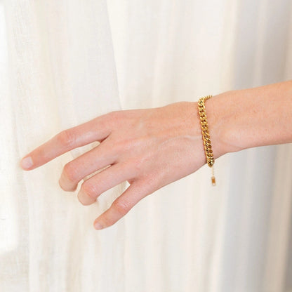 Klassieke Schakelarmband | Goud