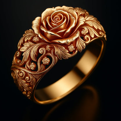 Golden Blossom Ring
