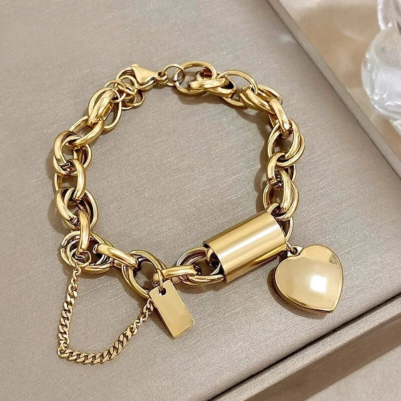 Hartjesarmband | Goud